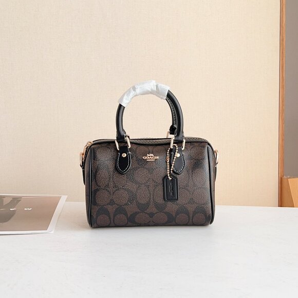 Coach women's Rowan PVC New Boston Bucket Mini Tote. - Picture 2 of 9